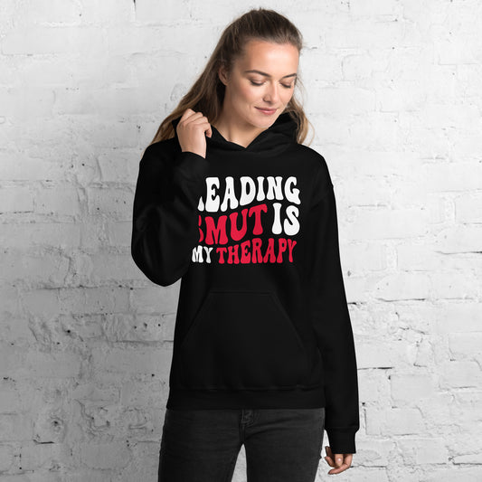 Reading Smut is My Therapy Hoodie - Kindle Crack