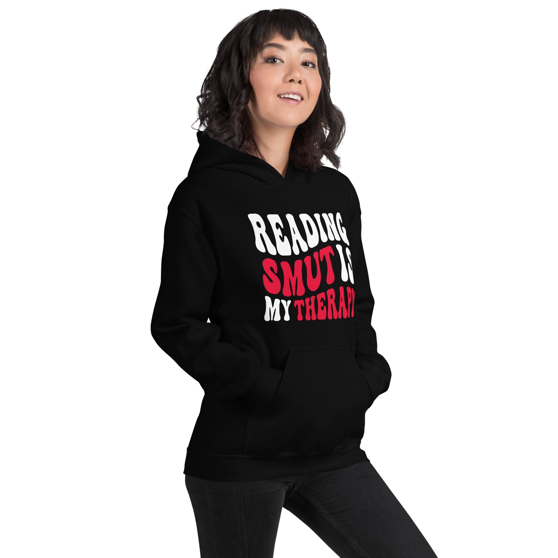 Reading Smut is My Therapy Hoodie - Kindle Crack