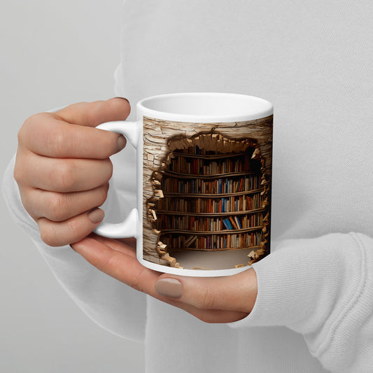 3D Book Cave Mug - Kindle Crack