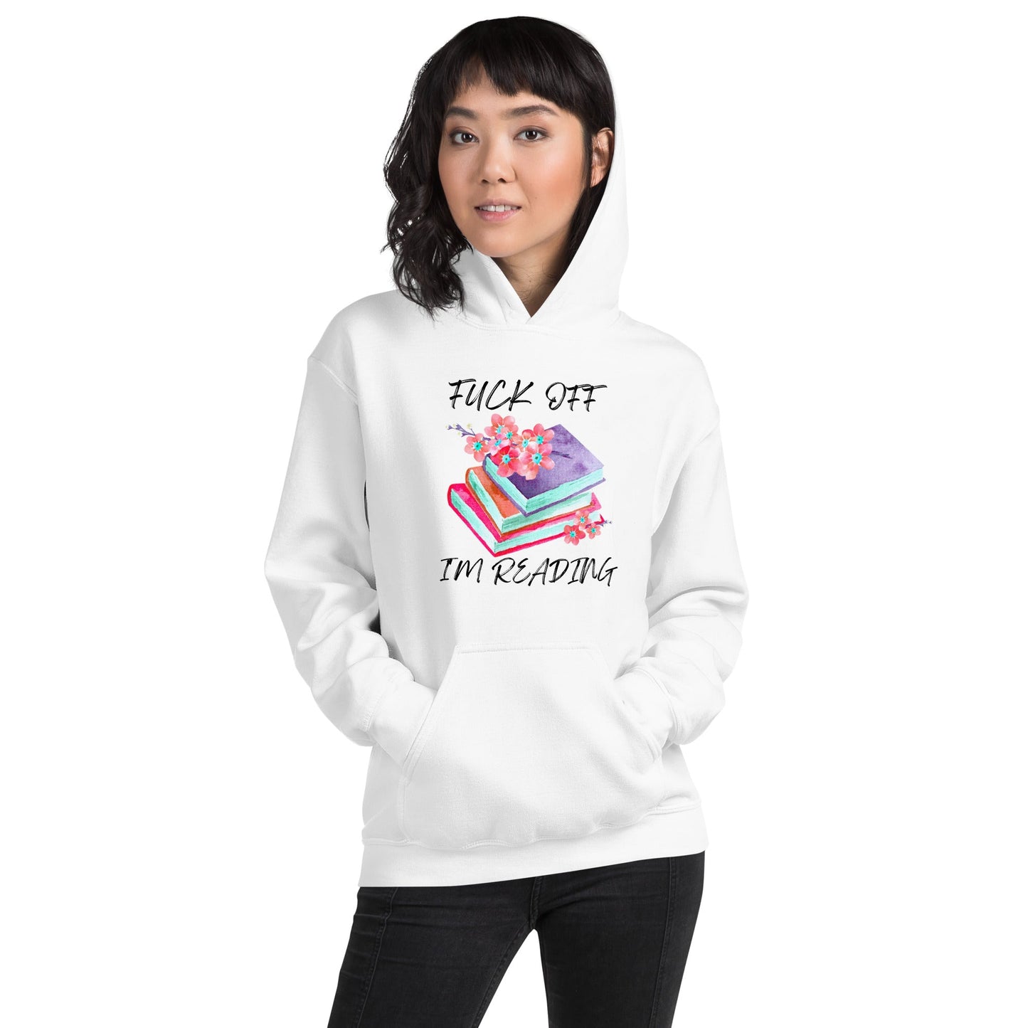 Fu*k Off I'm Reading Hoodie - Kindle Crack