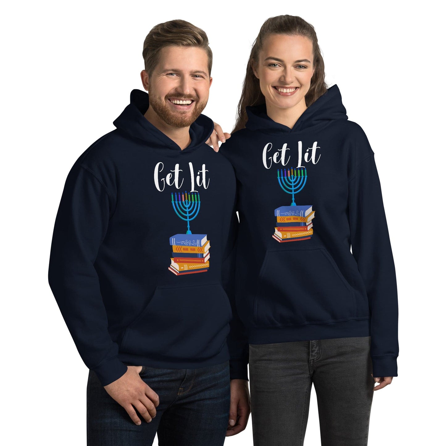 Get Lit Hanukkah Hoodie - Kindle Crack