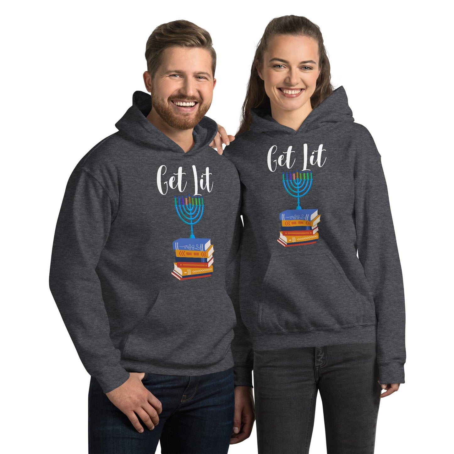 Get Lit Hanukkah Hoodie - Kindle Crack