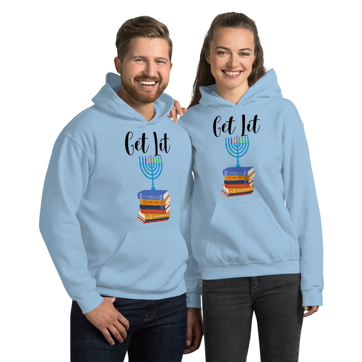 Get Lit Hanukkah Hoodie - Kindle Crack
