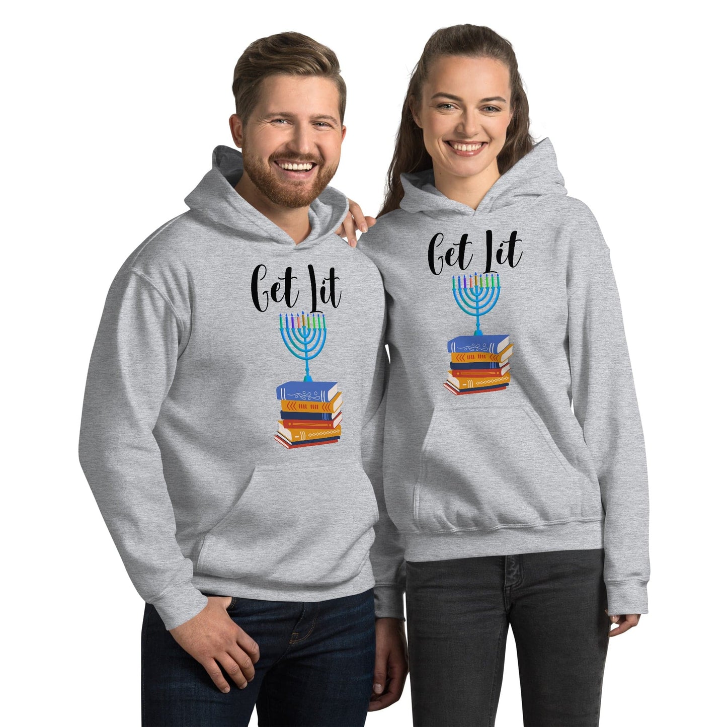 Get Lit Hanukkah Hoodie - Kindle Crack