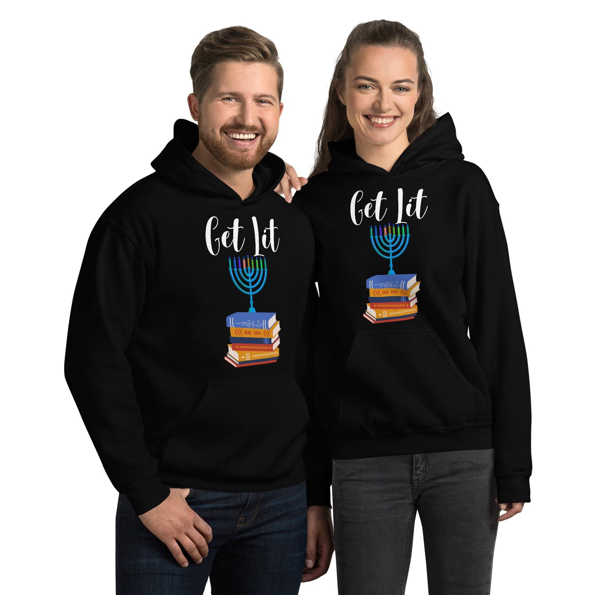 Get Lit Hanukkah Hoodie - Kindle Crack