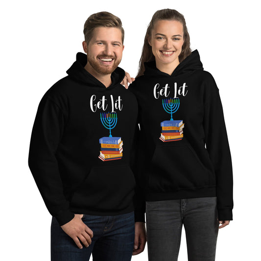 Get Lit Hanukkah Hoodie - Kindle Crack