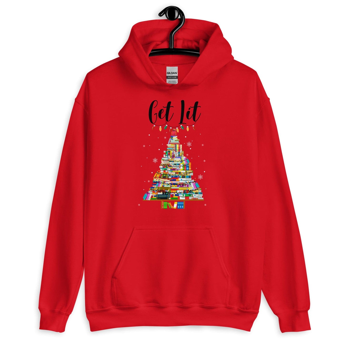 Get Lit Holiday Hoodie - Kindle Crack