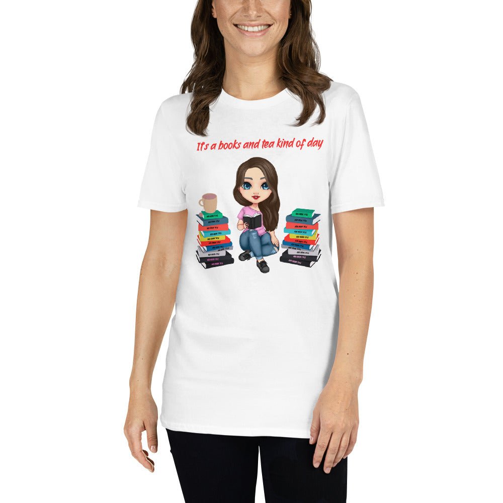 Personalized Books & Tea T-Shirt* - Kindle Crack
