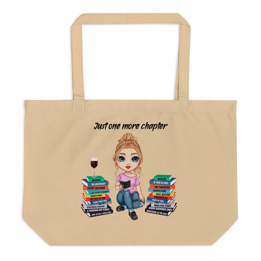 Personalized One More Chapter Tote Bag - Kindle Crack