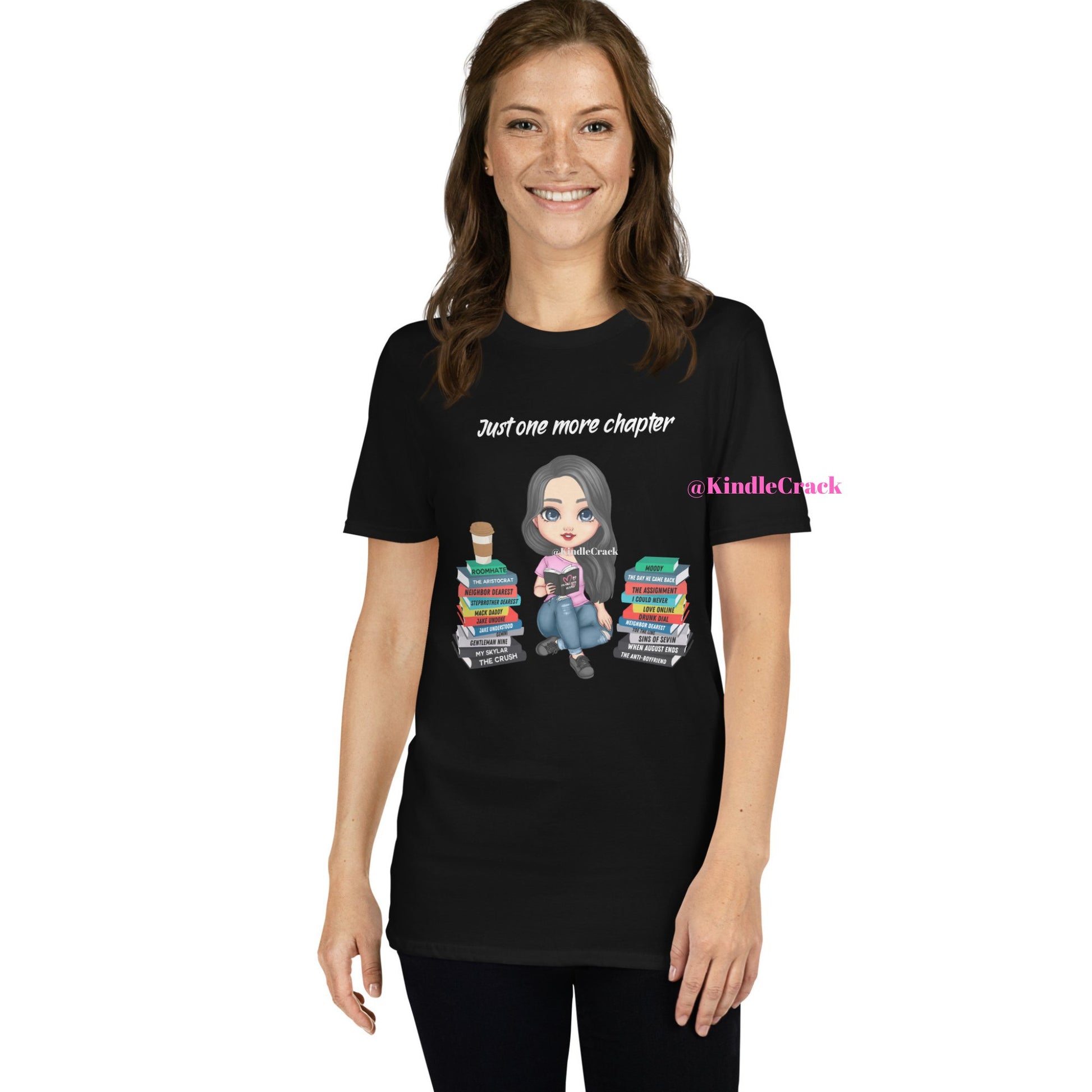 Personalized Penelope Ward Book Stacks T-Shirt - Kindle Crack