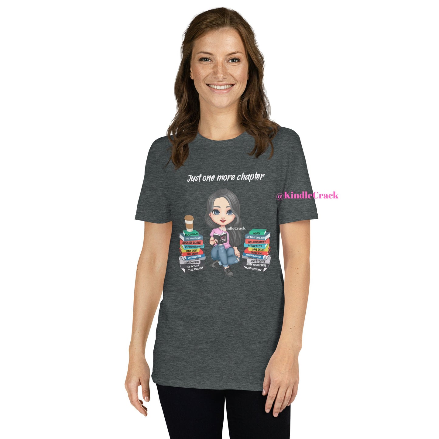 Personalized Penelope Ward Book Stacks T-Shirt - Kindle Crack