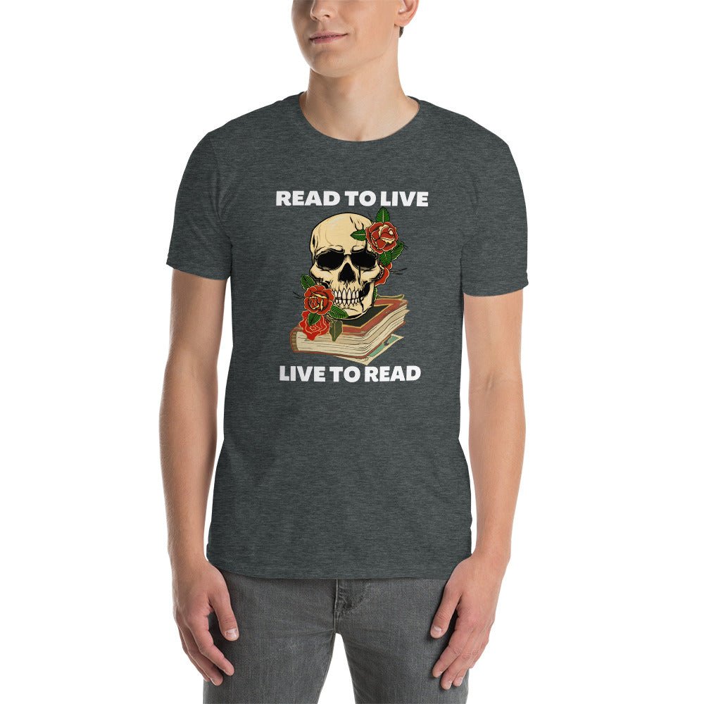Read to Live Unisex T-Shirt - Kindle Crack
