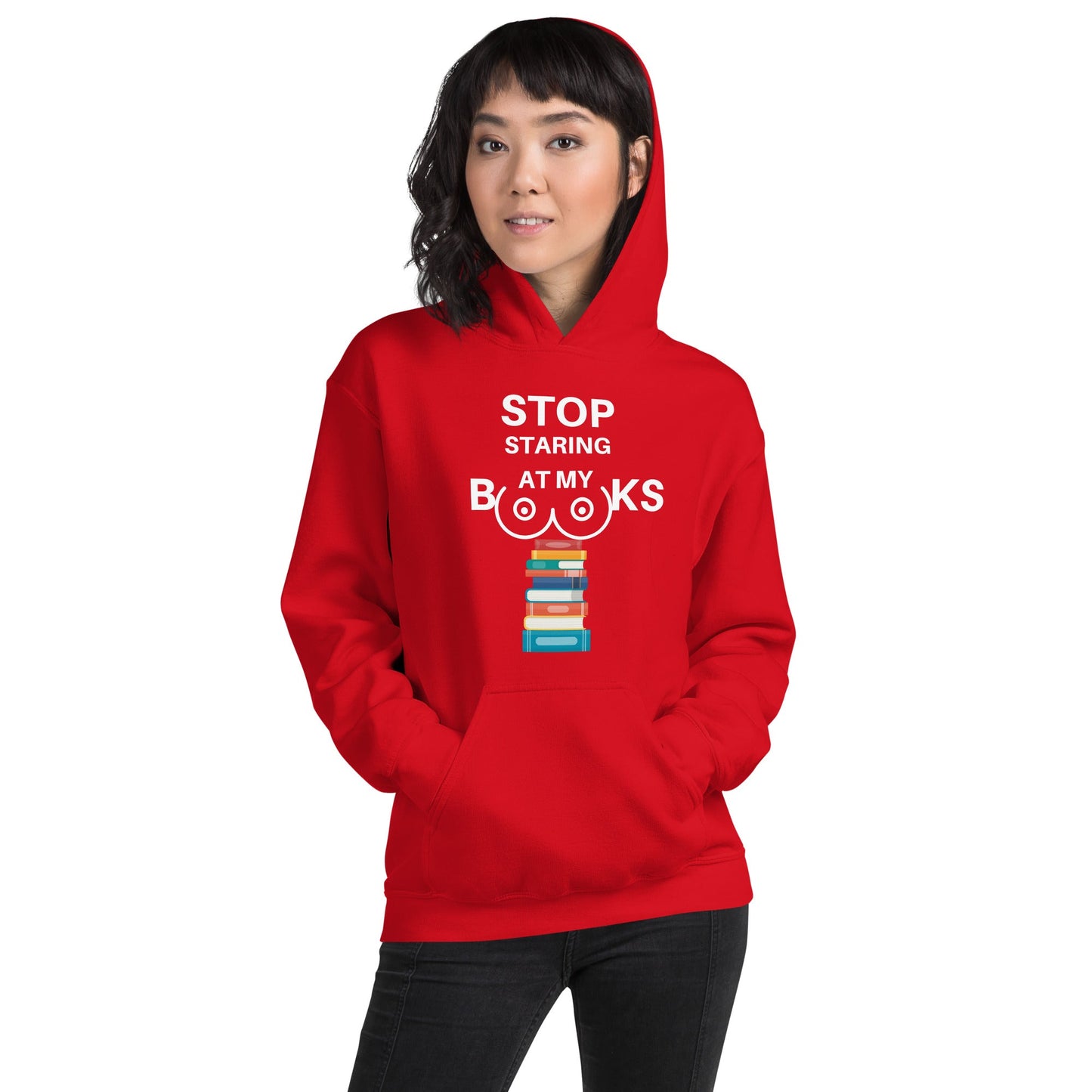 Stop Staring At My Books Hoodie - Kindle Crack