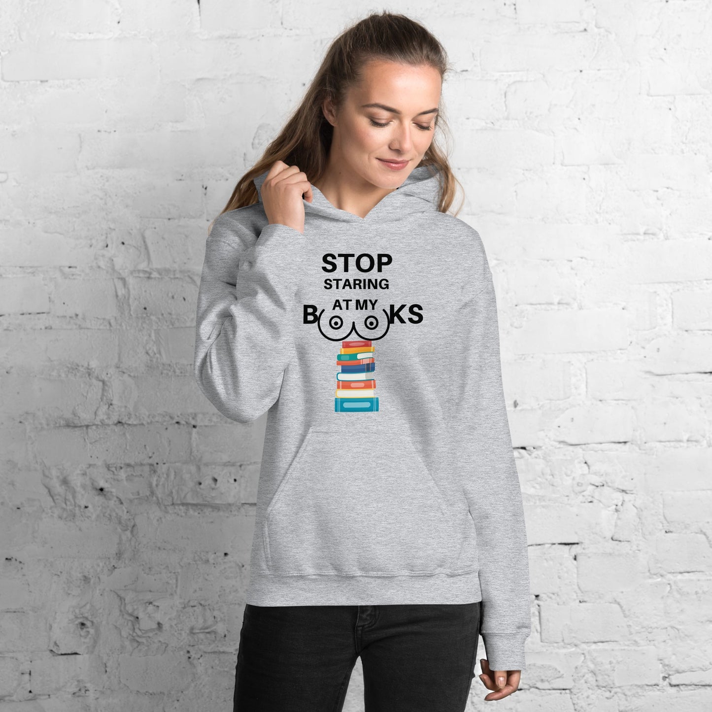 Stop Staring At My Books Hoodie - Kindle Crack