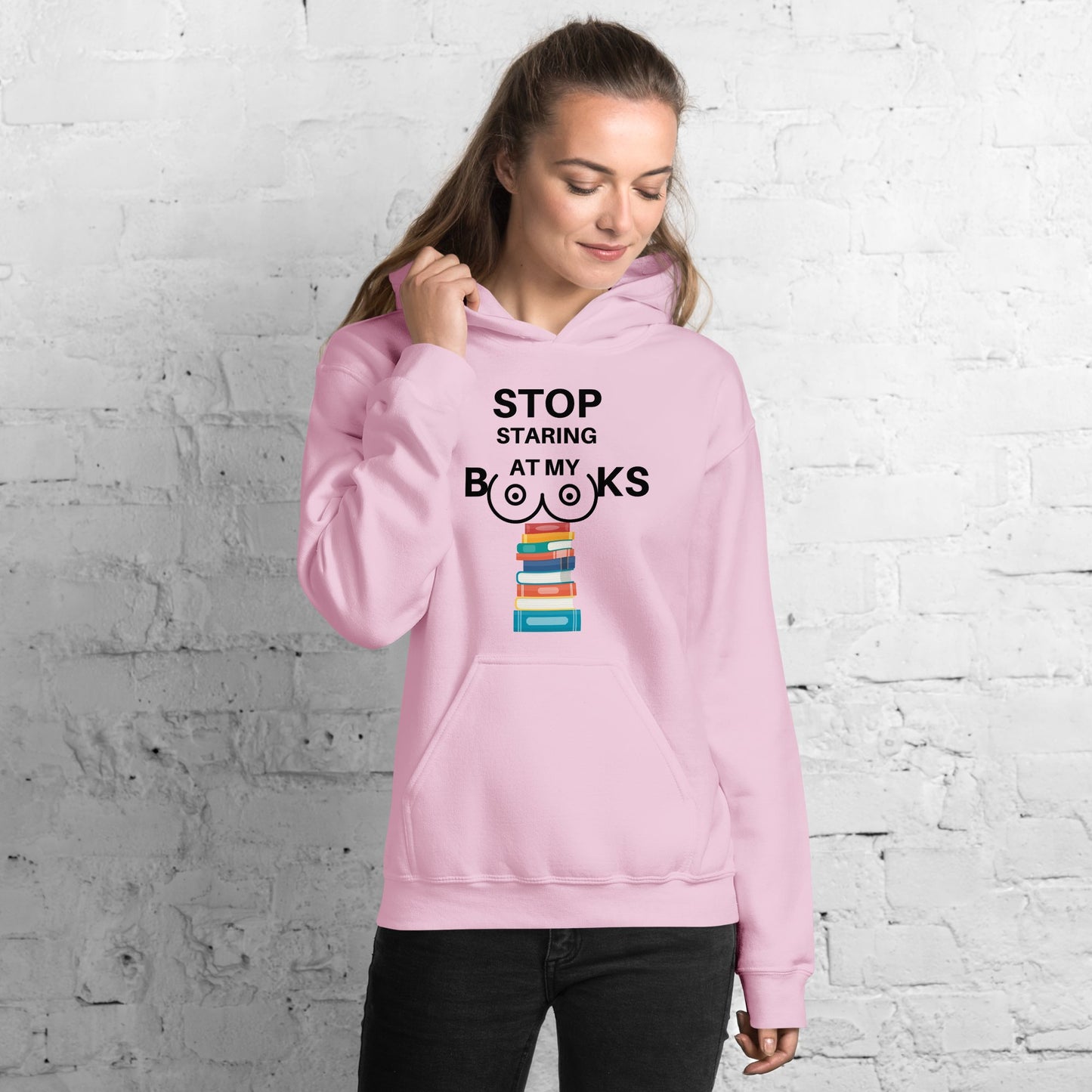 Stop Staring At My Books Hoodie - Kindle Crack