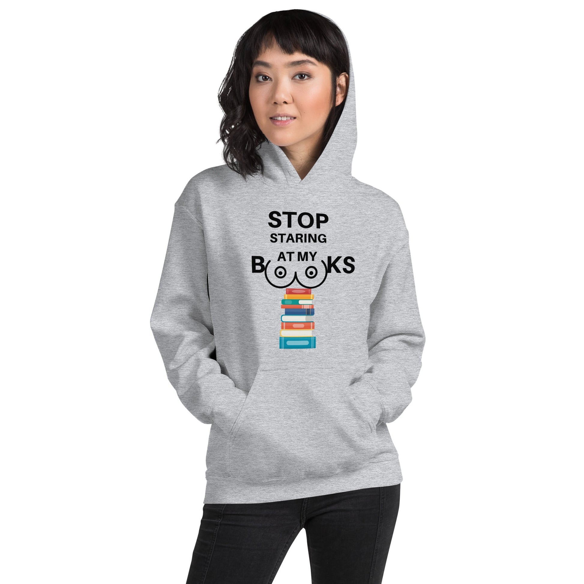 Stop Staring At My Books Hoodie - Kindle Crack