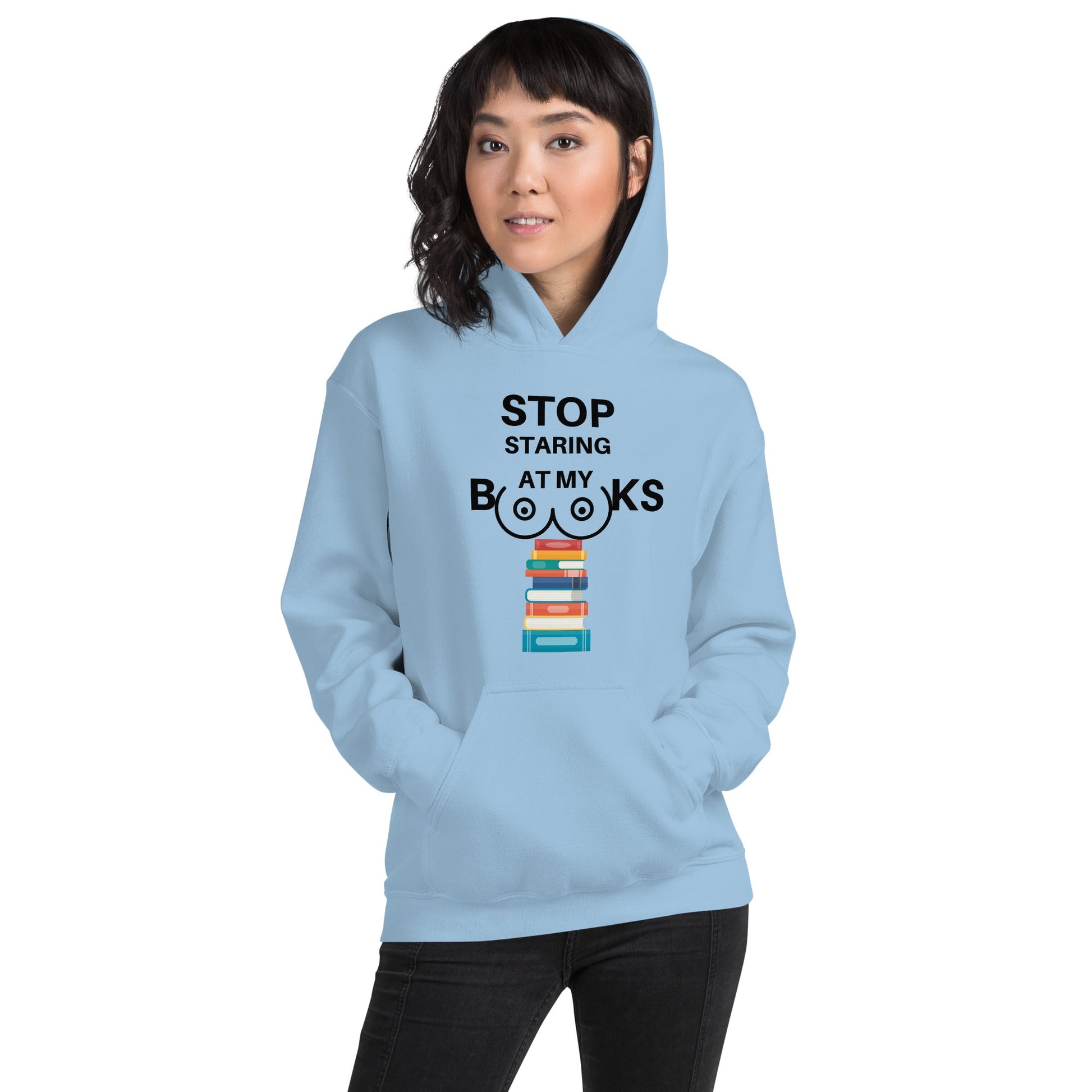 Stop Staring At My Books Hoodie - Kindle Crack