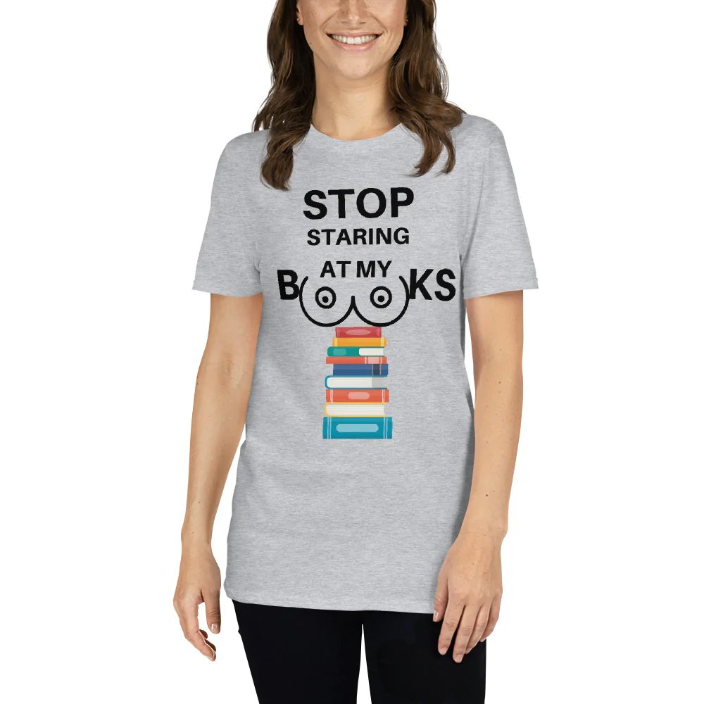Stop Staring At My Books T-Shirt - Kindle Crack
