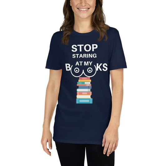 Stop Staring At My Books T-Shirt - Kindle Crack