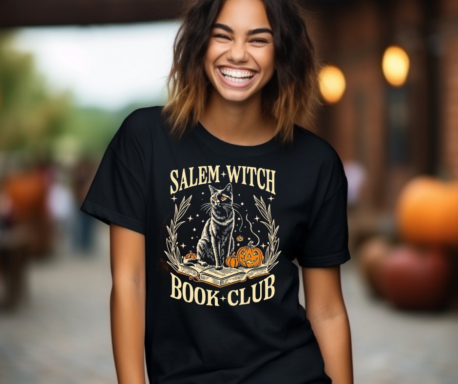 Salem Witch Book Club Unisex T-Shirt - Kindle Crack