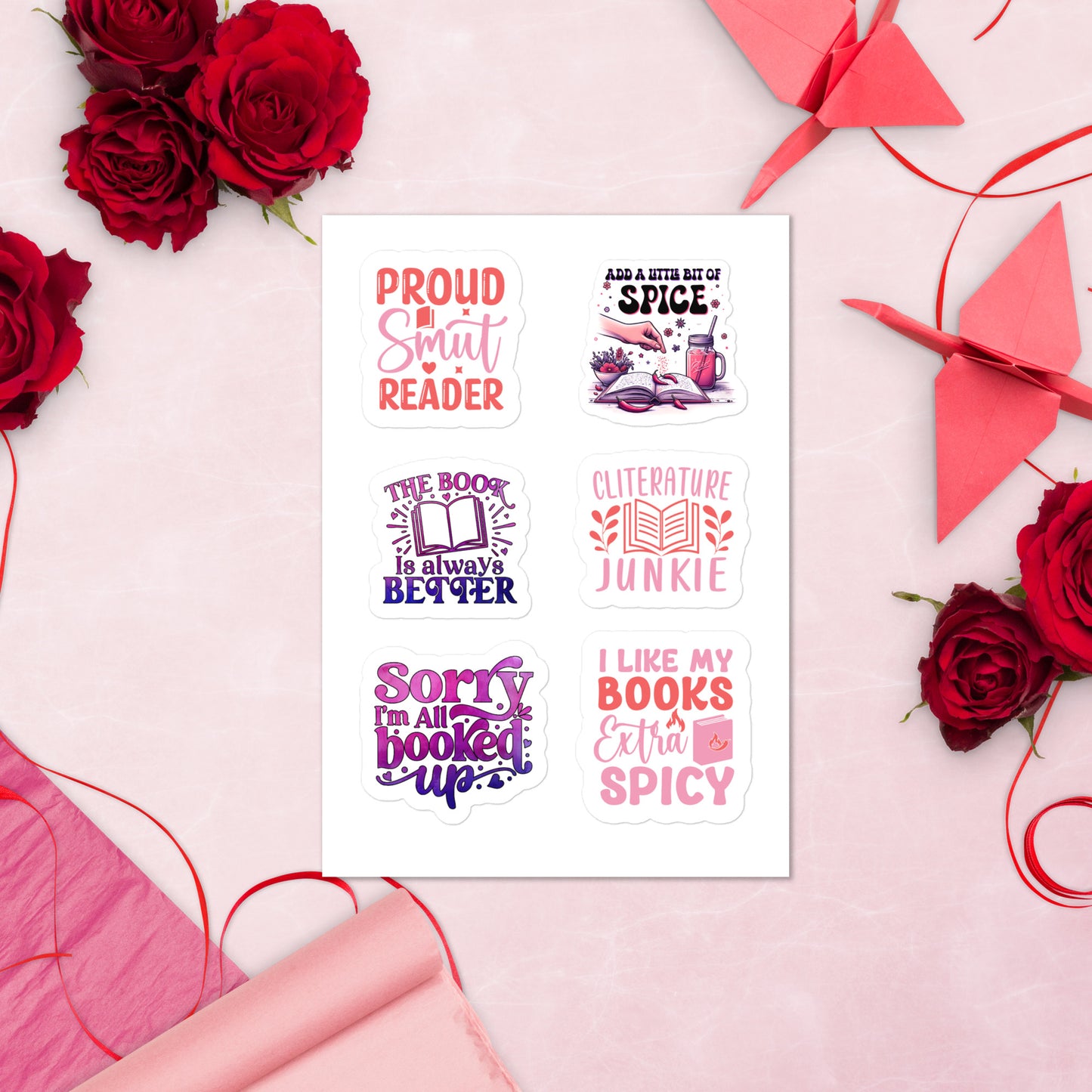 Spicy Book Sticker Sheet #6