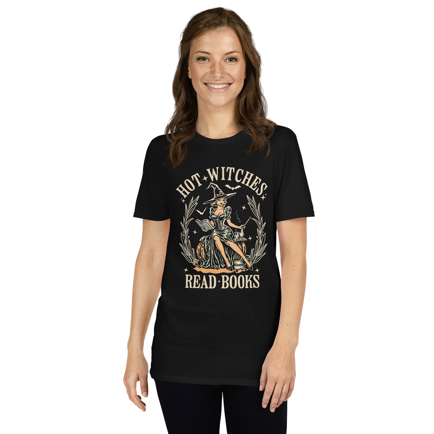 Hot Witches Read Books T-Shirt