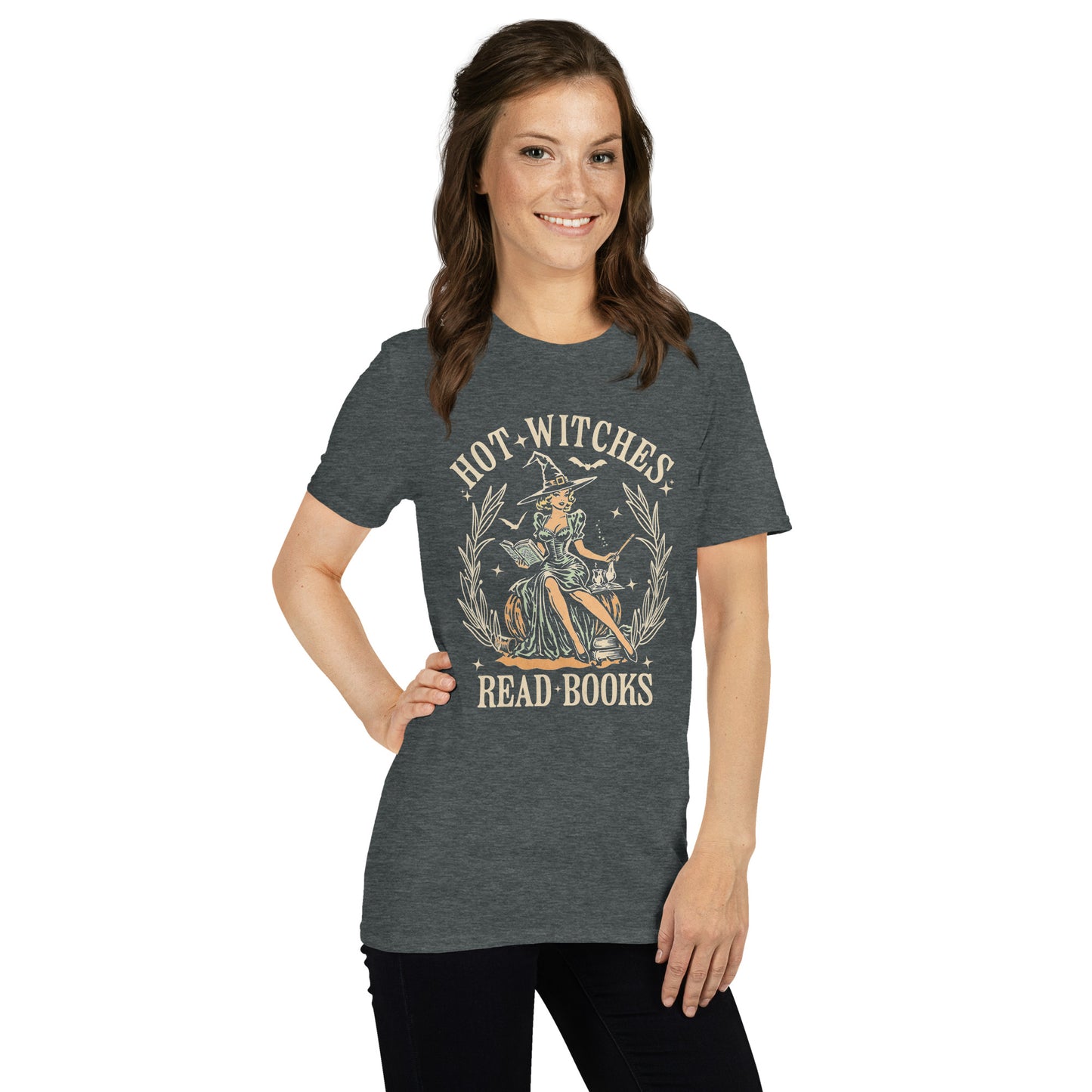 Hot Witches Read Books T-Shirt