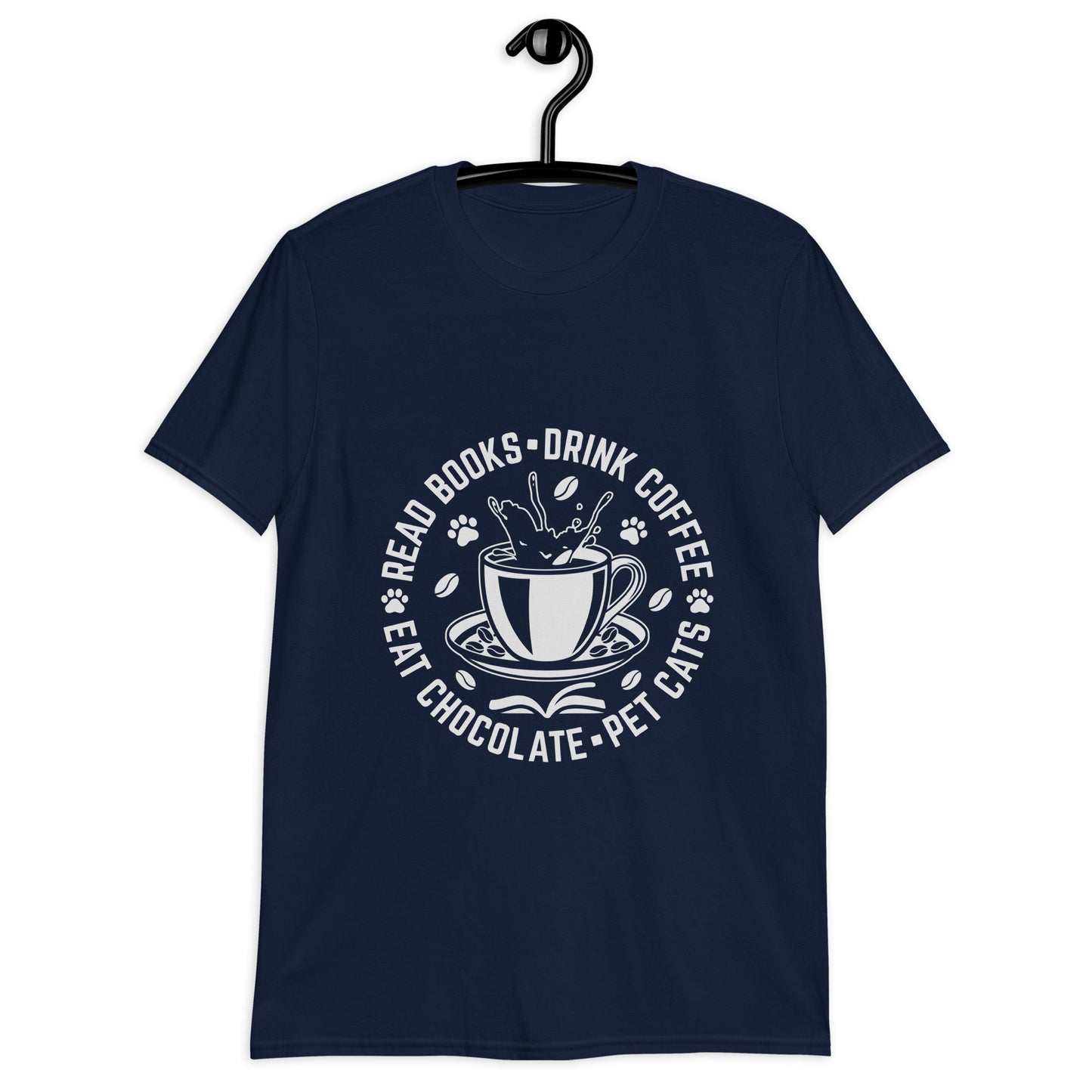 Books Chocolate Coffee & Cats Unisex T-Shirt