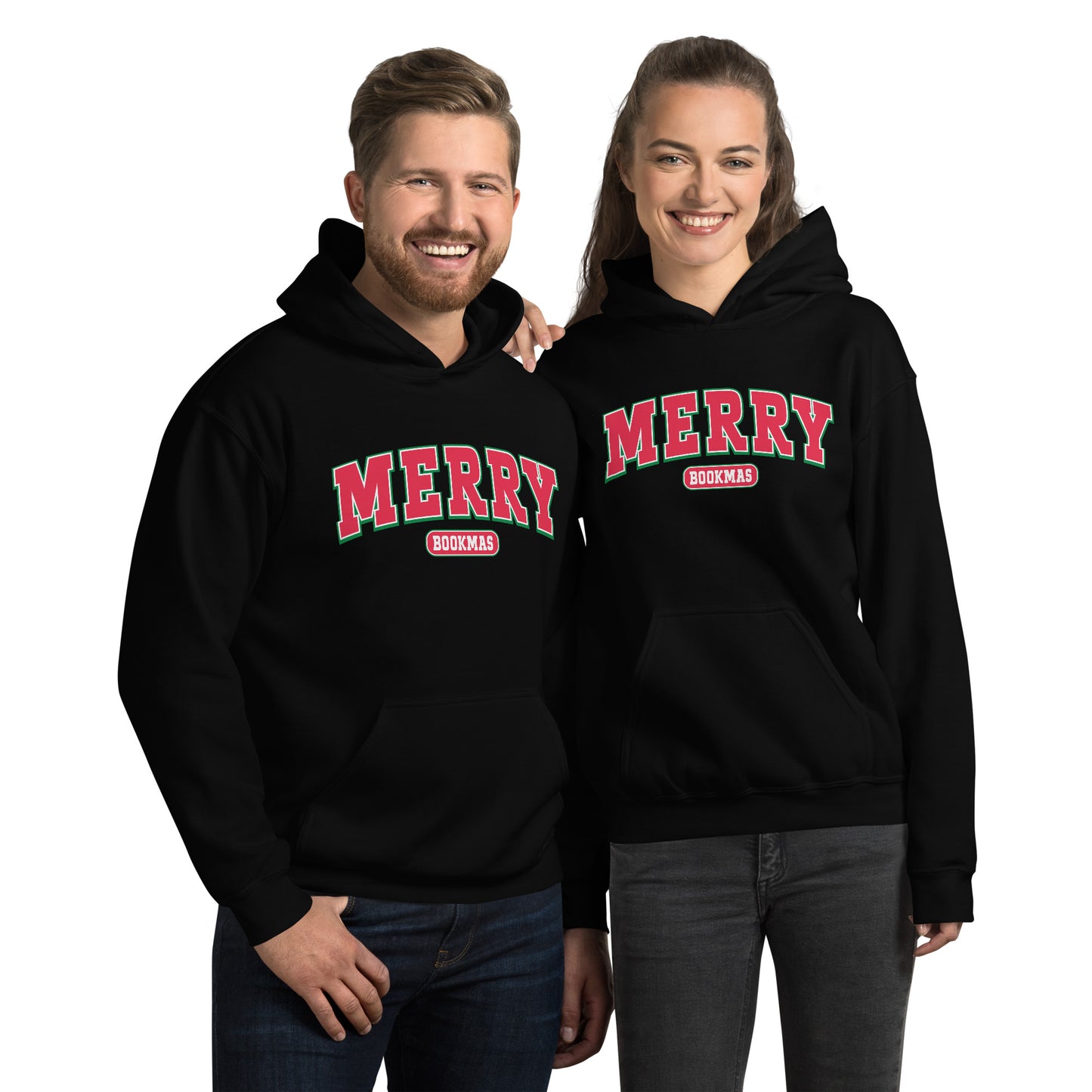 Merry Bookmas Unisex Holiday Hoodie