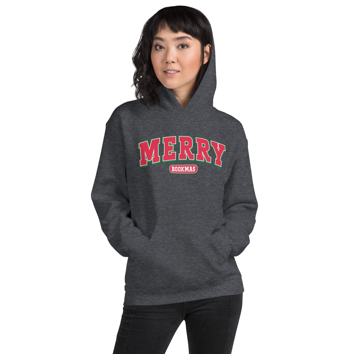 Merry Bookmas Unisex Holiday Hoodie