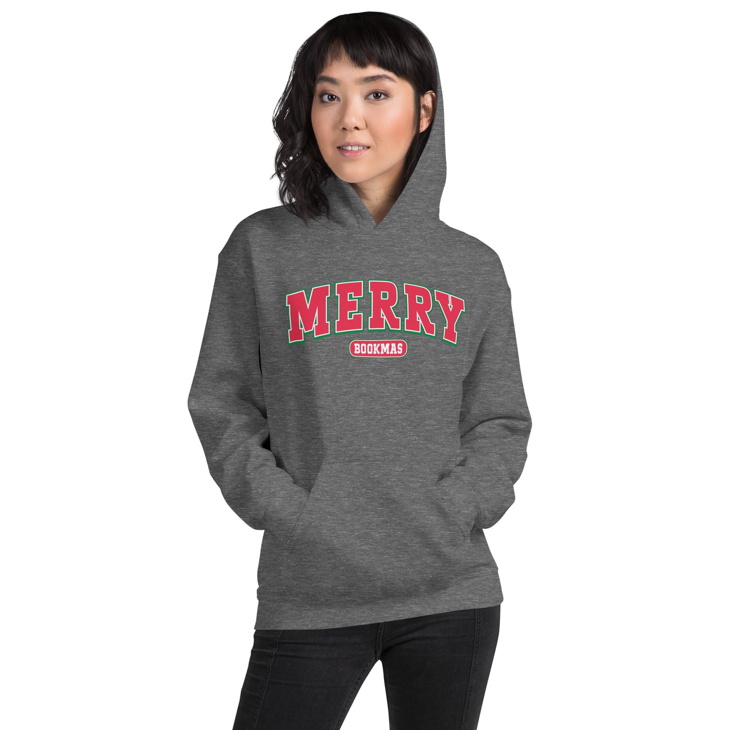 Merry Bookmas Unisex Holiday Hoodie