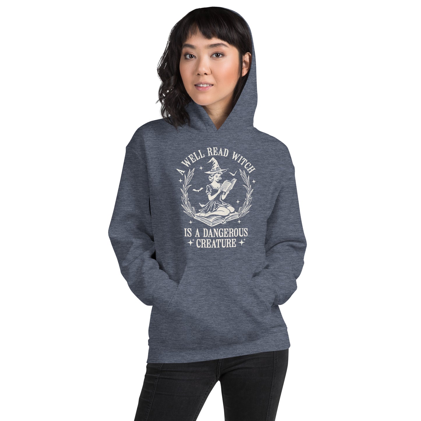 A Well Read Witch is a Dangerous Creature Hoodie