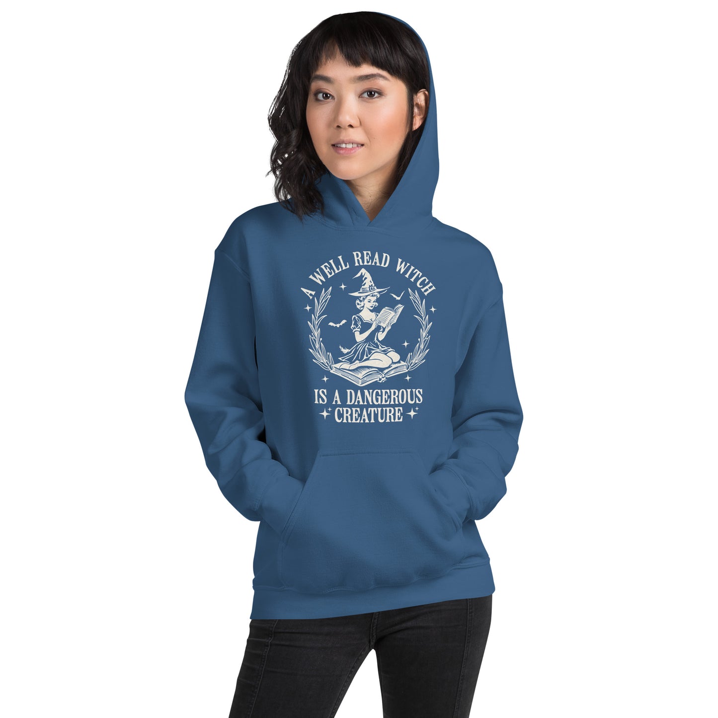 A Well Read Witch is a Dangerous Creature Hoodie