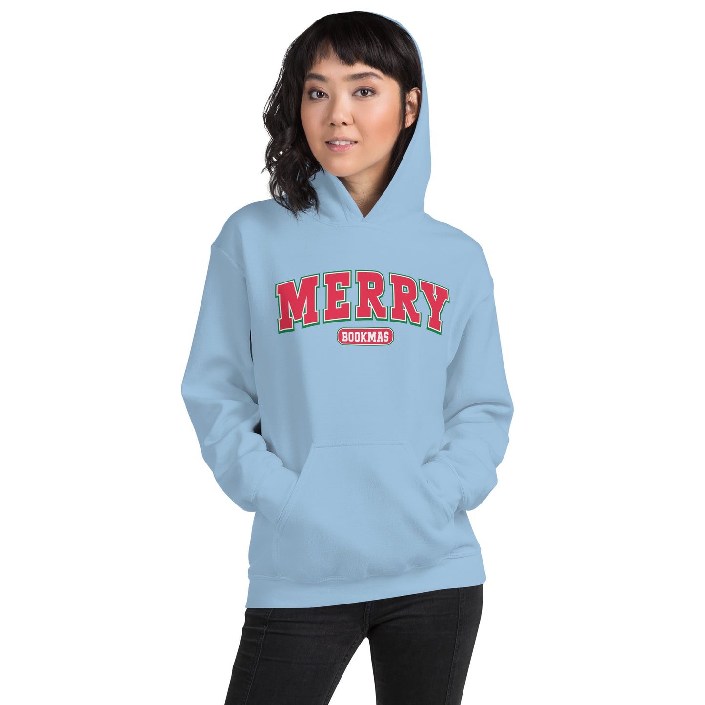 Merry Bookmas Unisex Holiday Hoodie