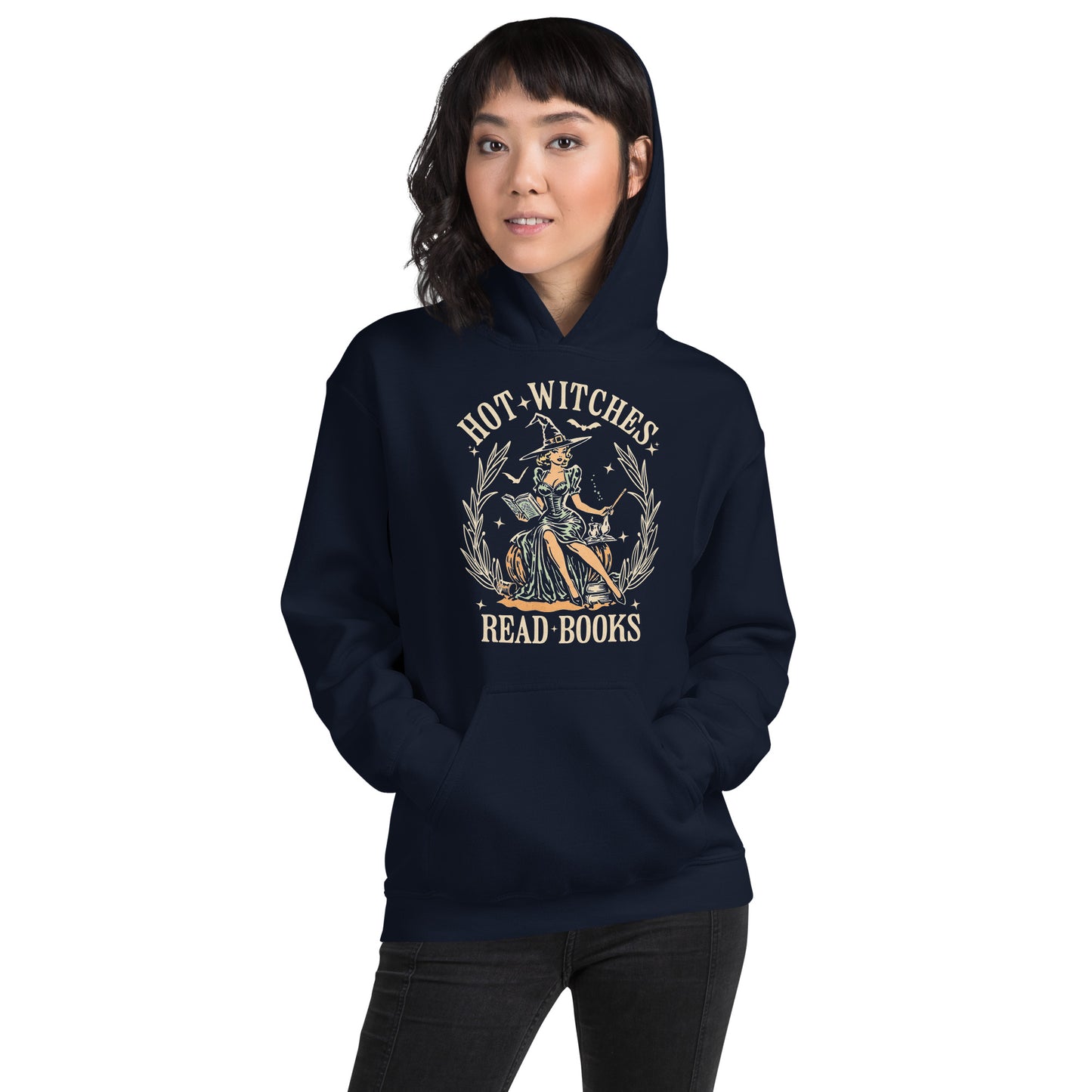 Hot Witches Read Books Hoodie