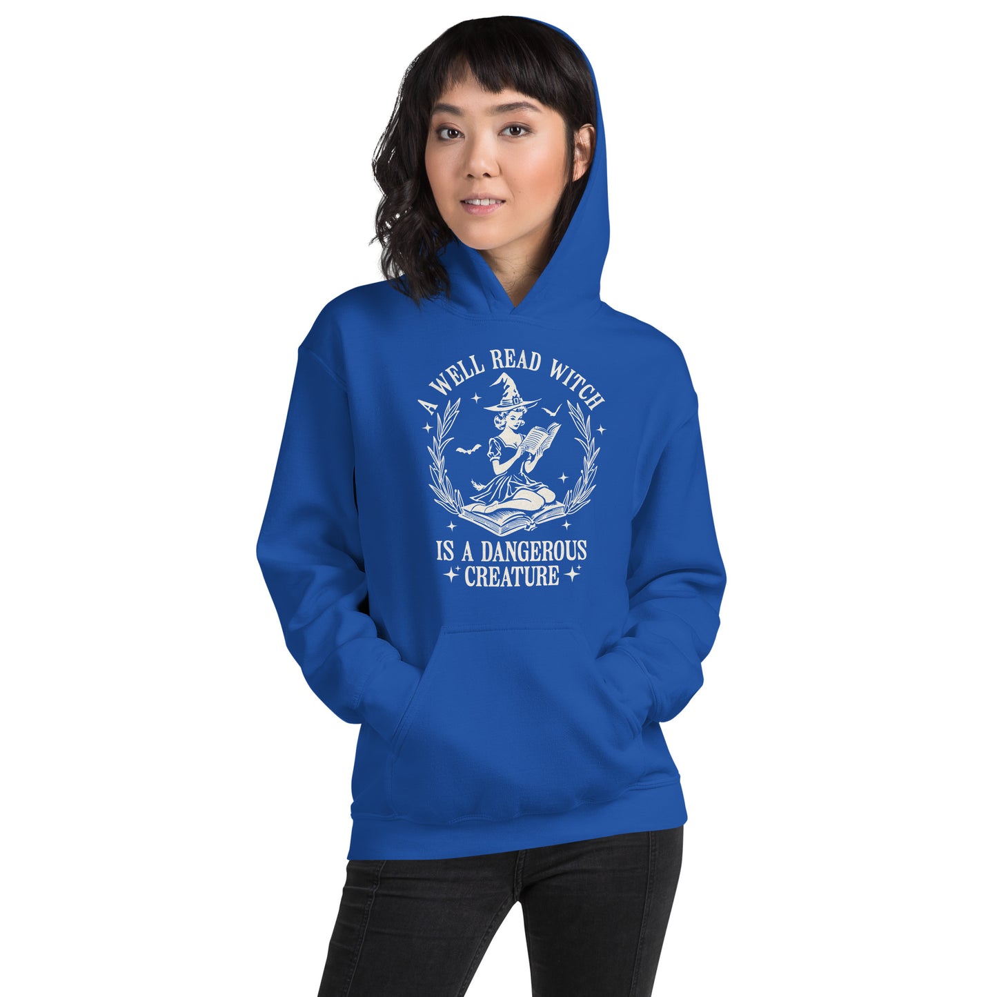 A Well Read Witch is a Dangerous Creature Hoodie