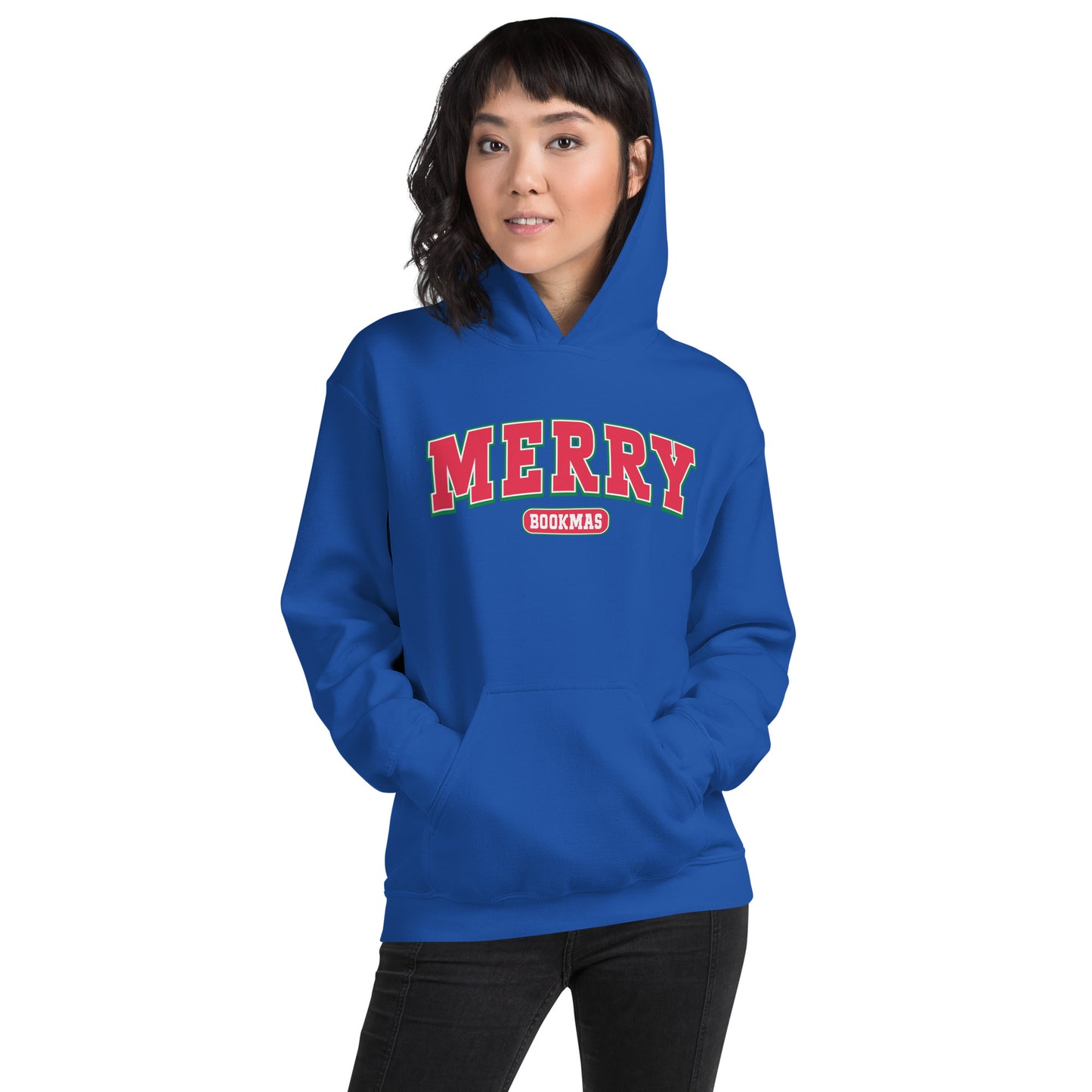 Merry Bookmas Unisex Holiday Hoodie