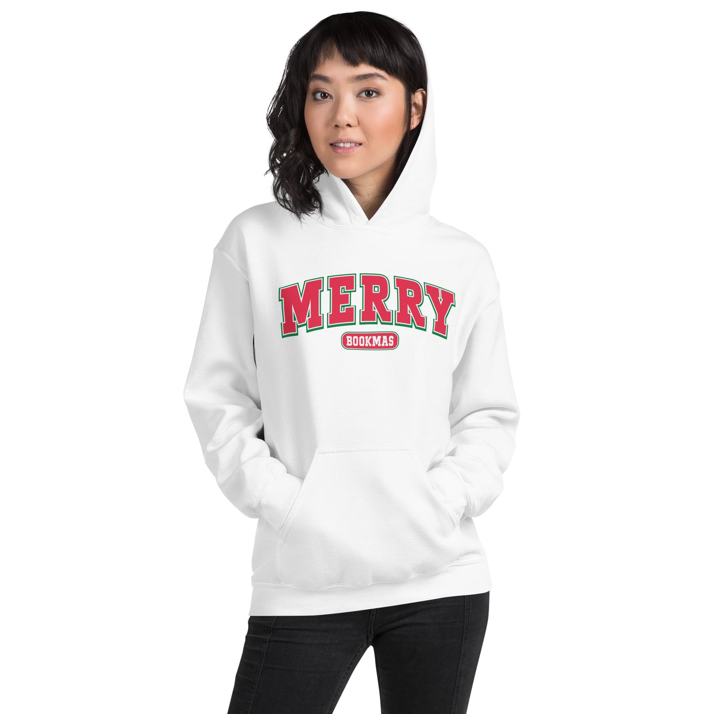 Merry Bookmas Unisex Holiday Hoodie