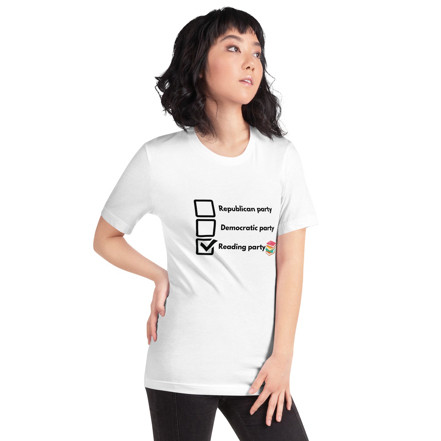 Reading Party Political Unisex T - shirt - Kindle Crack