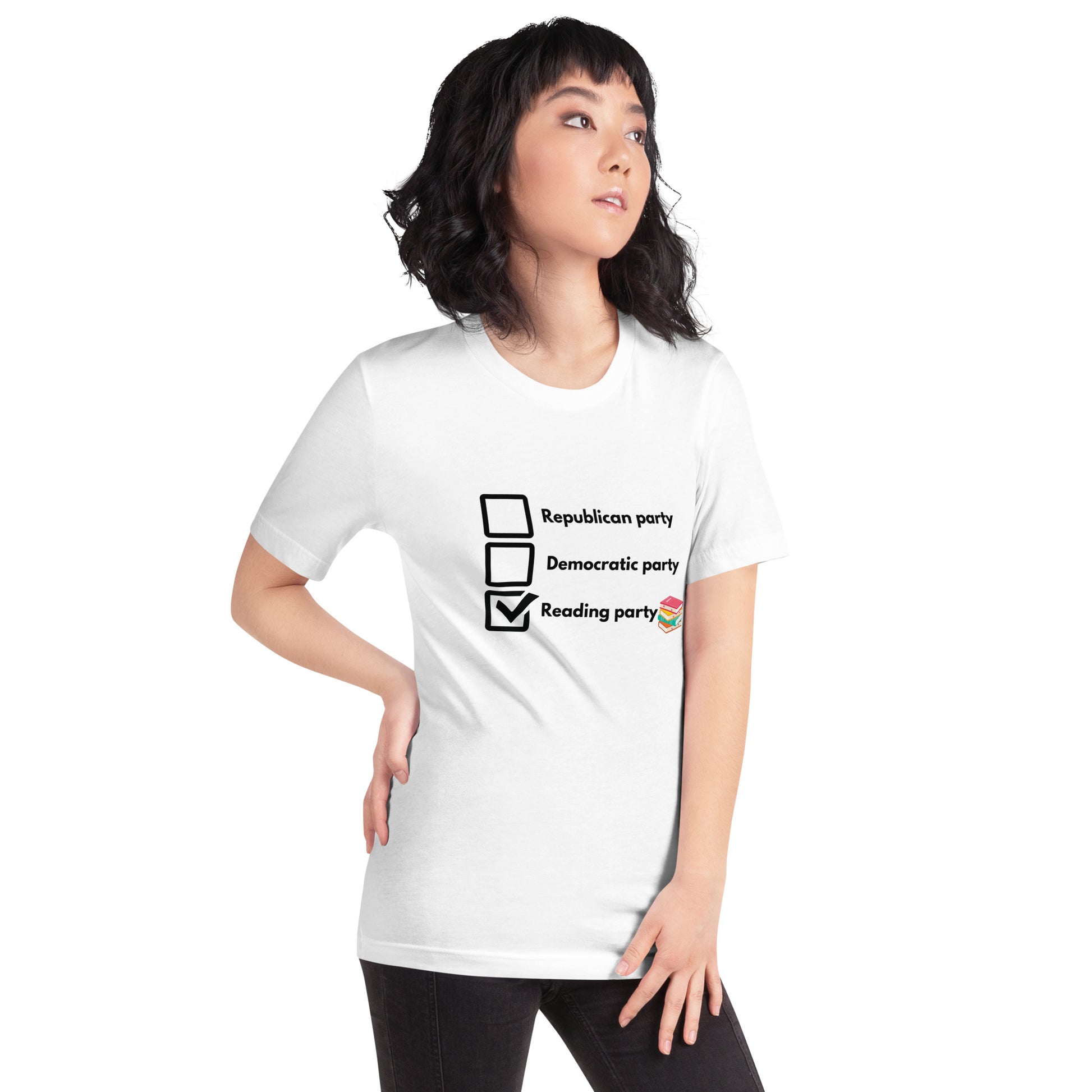 Reading Party Political Unisex T - shirt - Kindle Crack