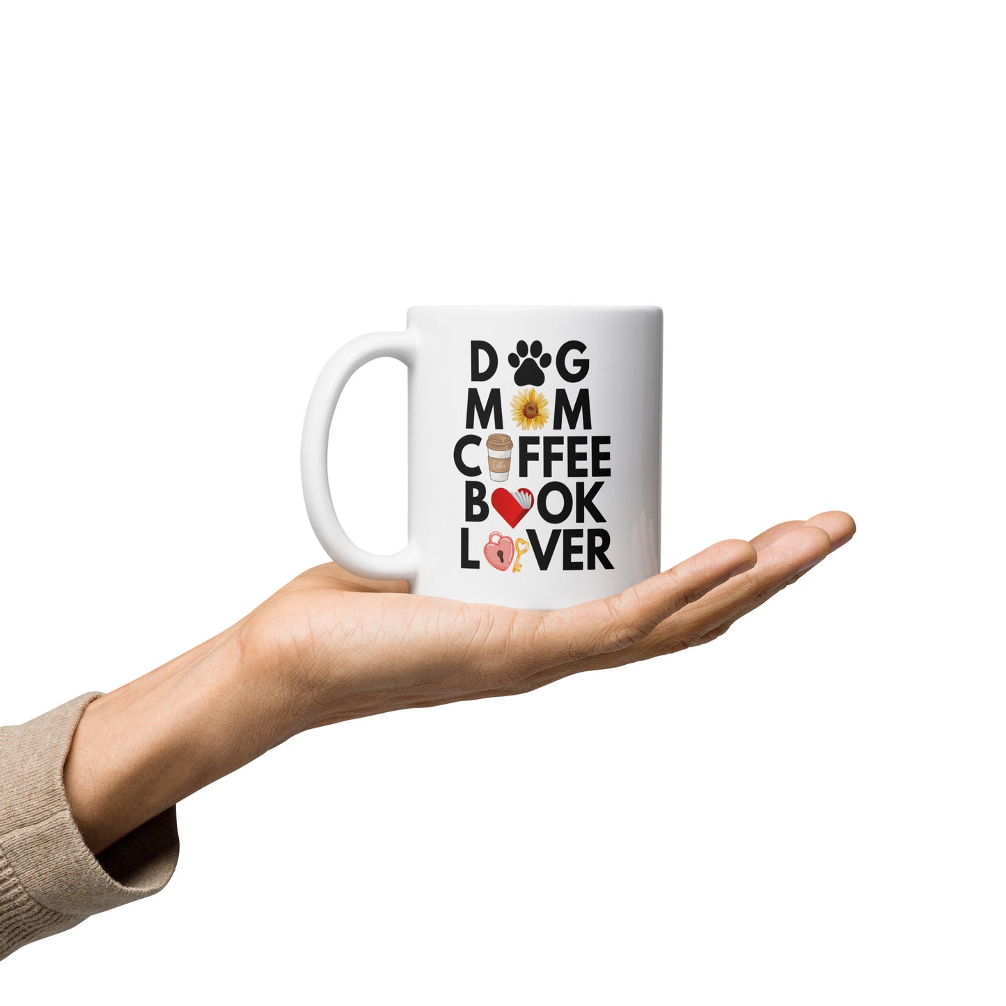 Dog Mom Coffee Book Lover Mom Mug