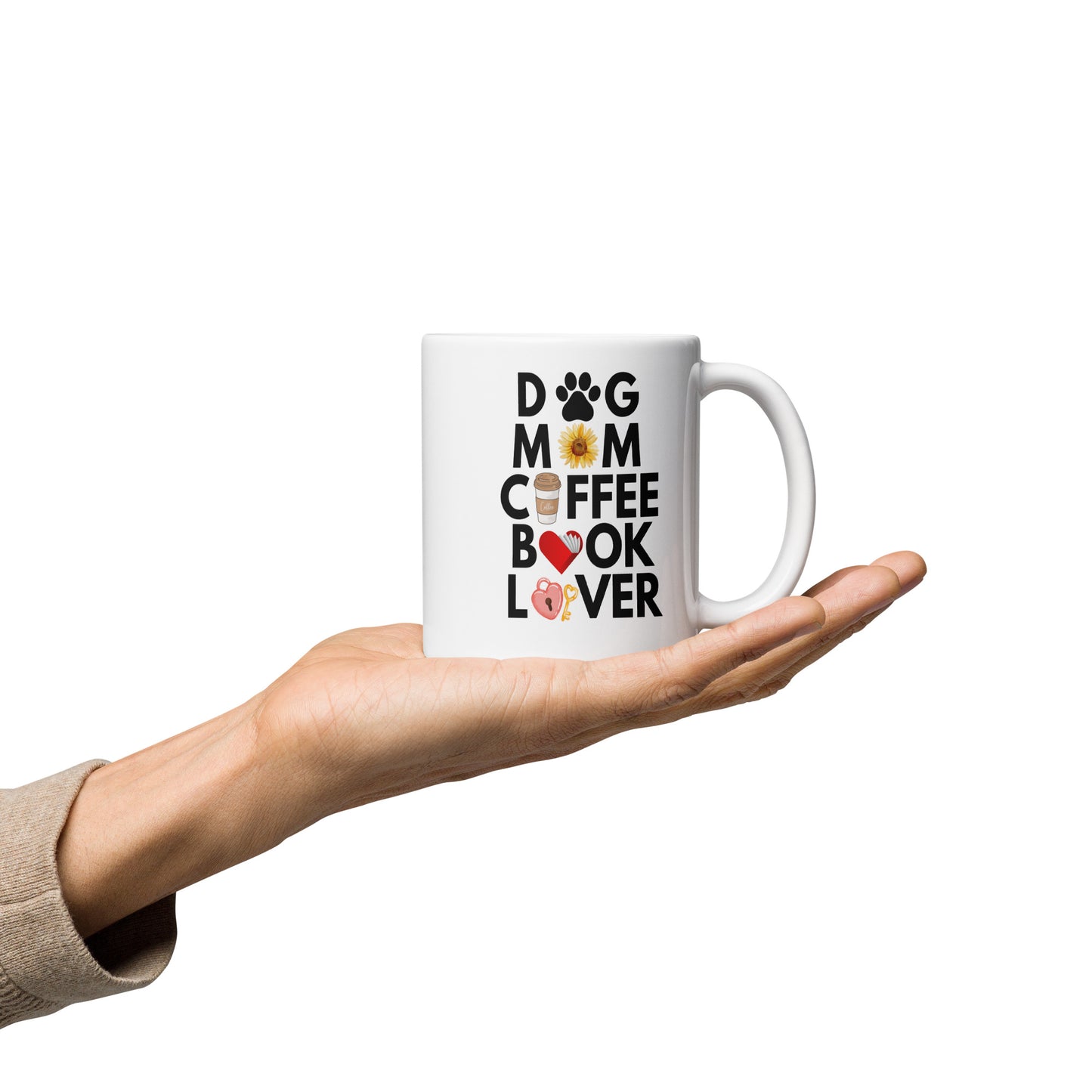 Dog Mom Coffee Book Lover Mom Mug