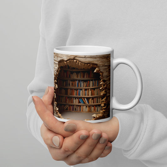 3D Book Cave Mug - Kindle Crack