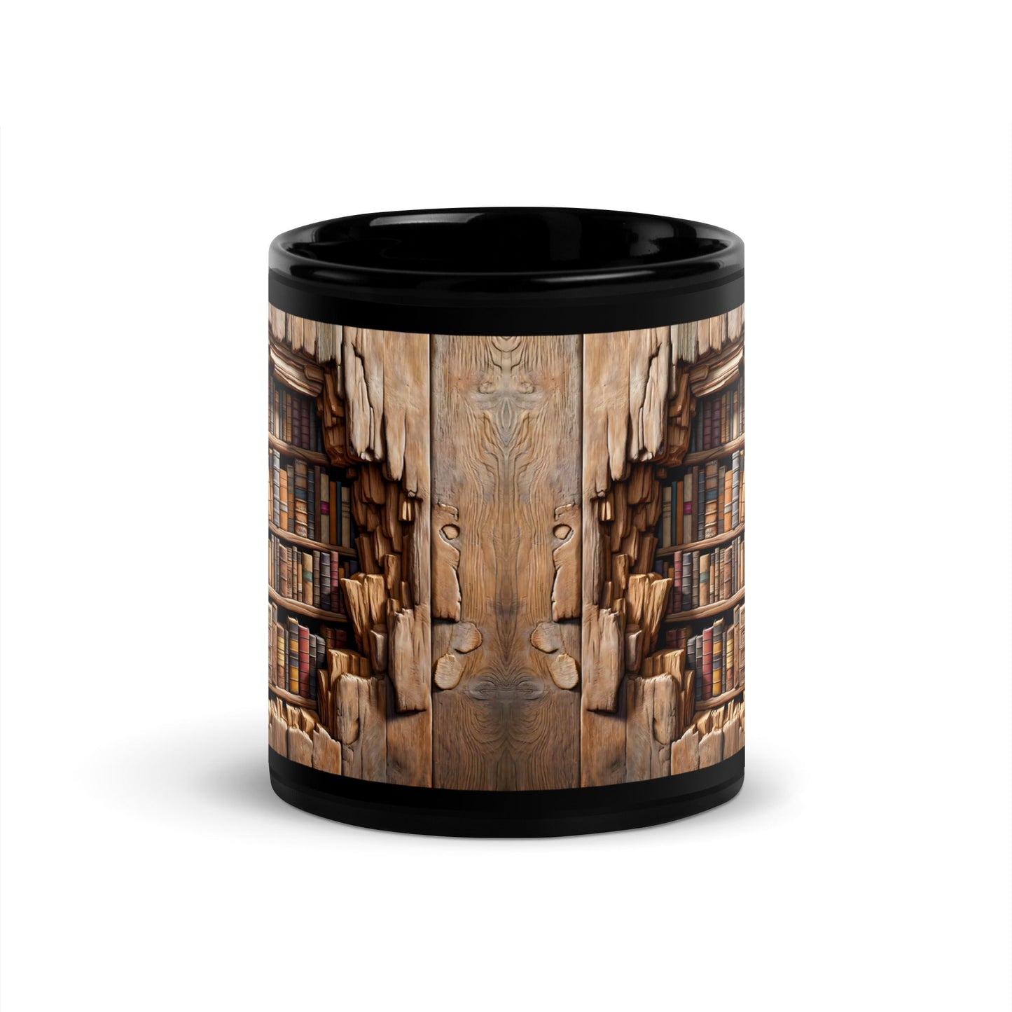 3D Wood Book Cave Mug - Kindle Crack