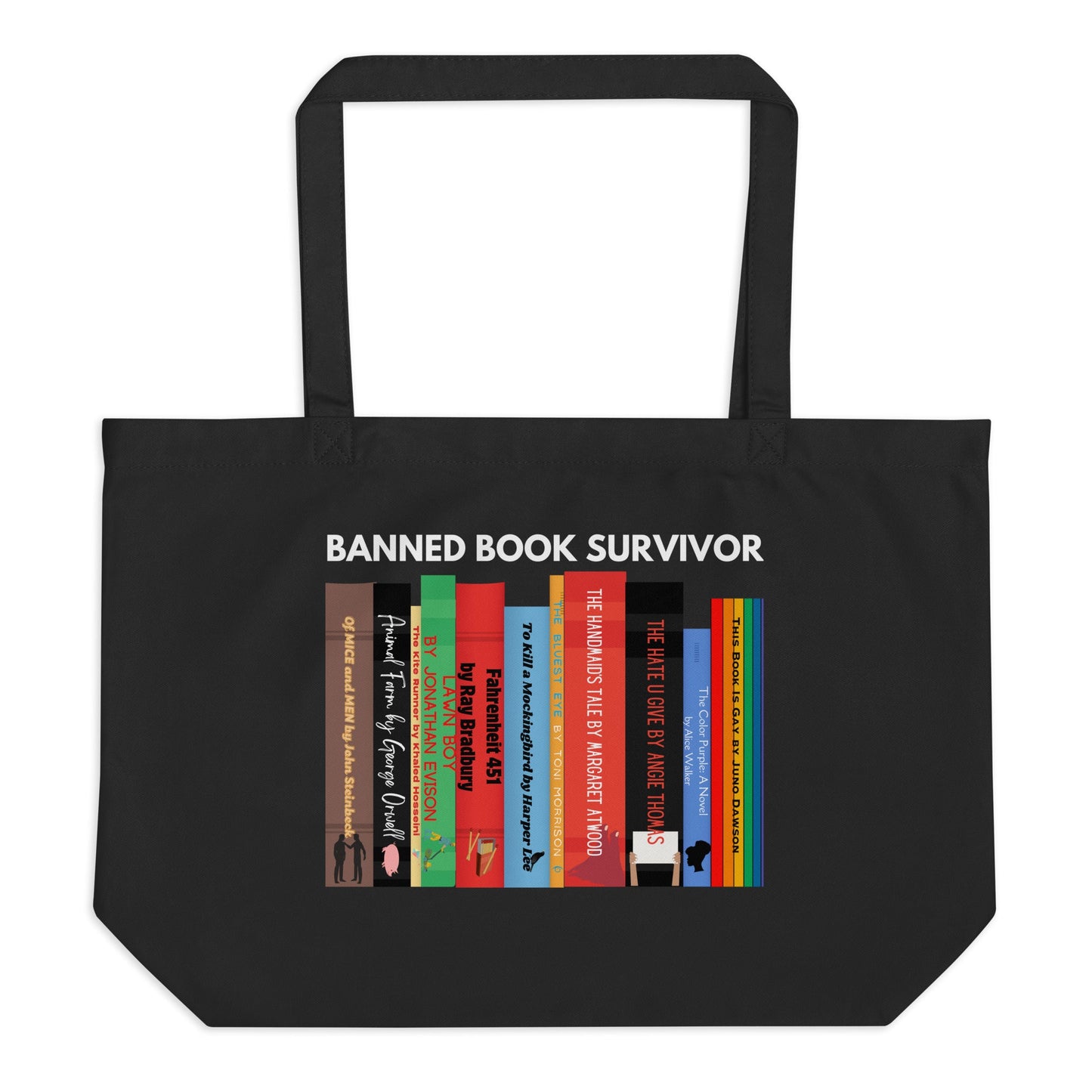 Banned Book Survivor Tote Bag - Kindle Crack