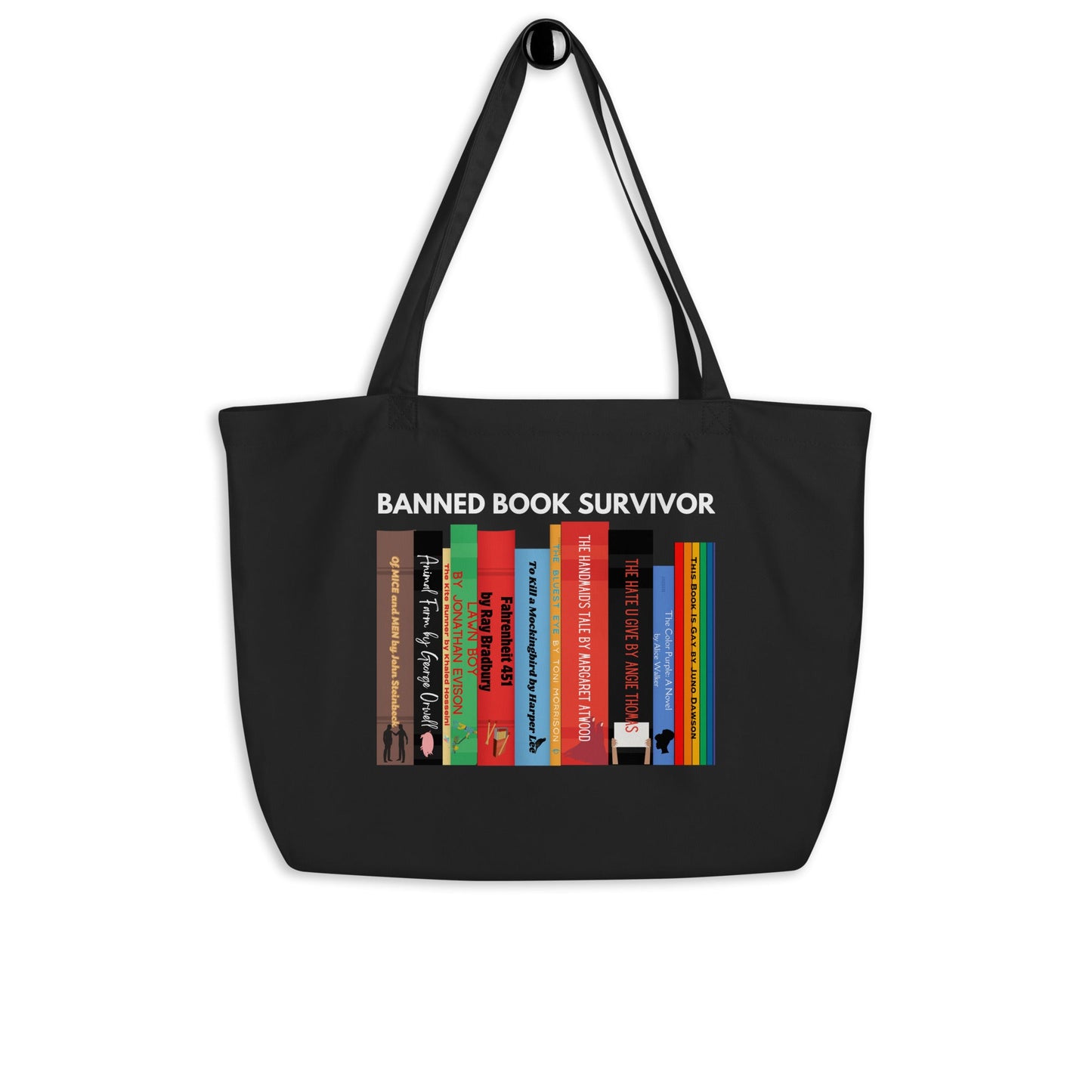 Banned Book Survivor Tote Bag - Kindle Crack