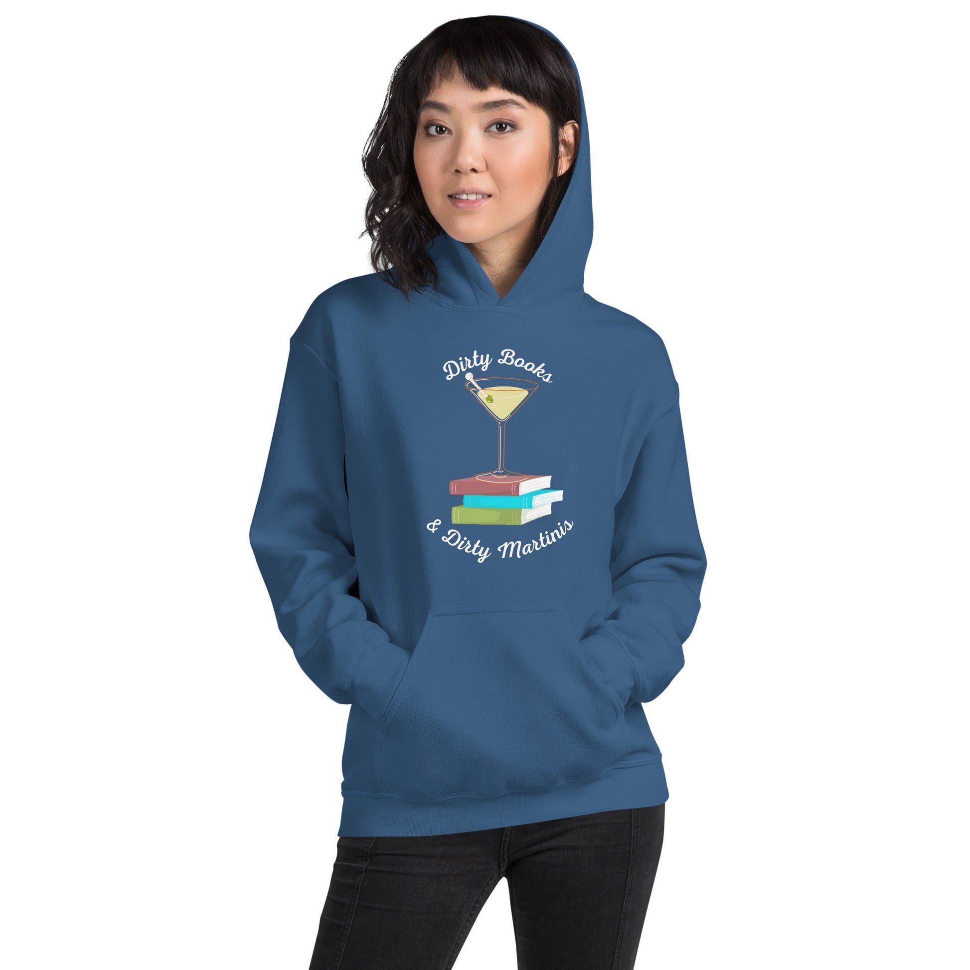 Dirty Books & Dirty Martinis Hoodies - Kindle Crack