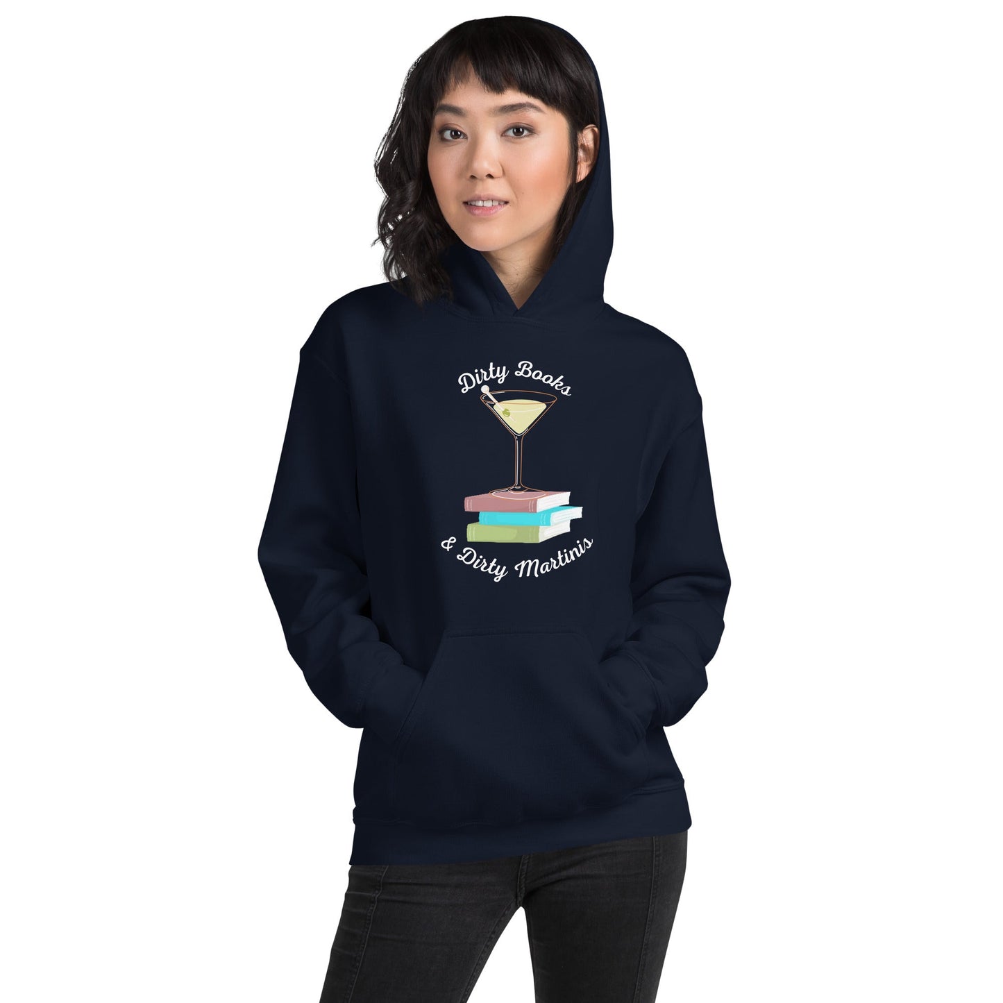 Dirty Books & Dirty Martinis Hoodies - Kindle Crack