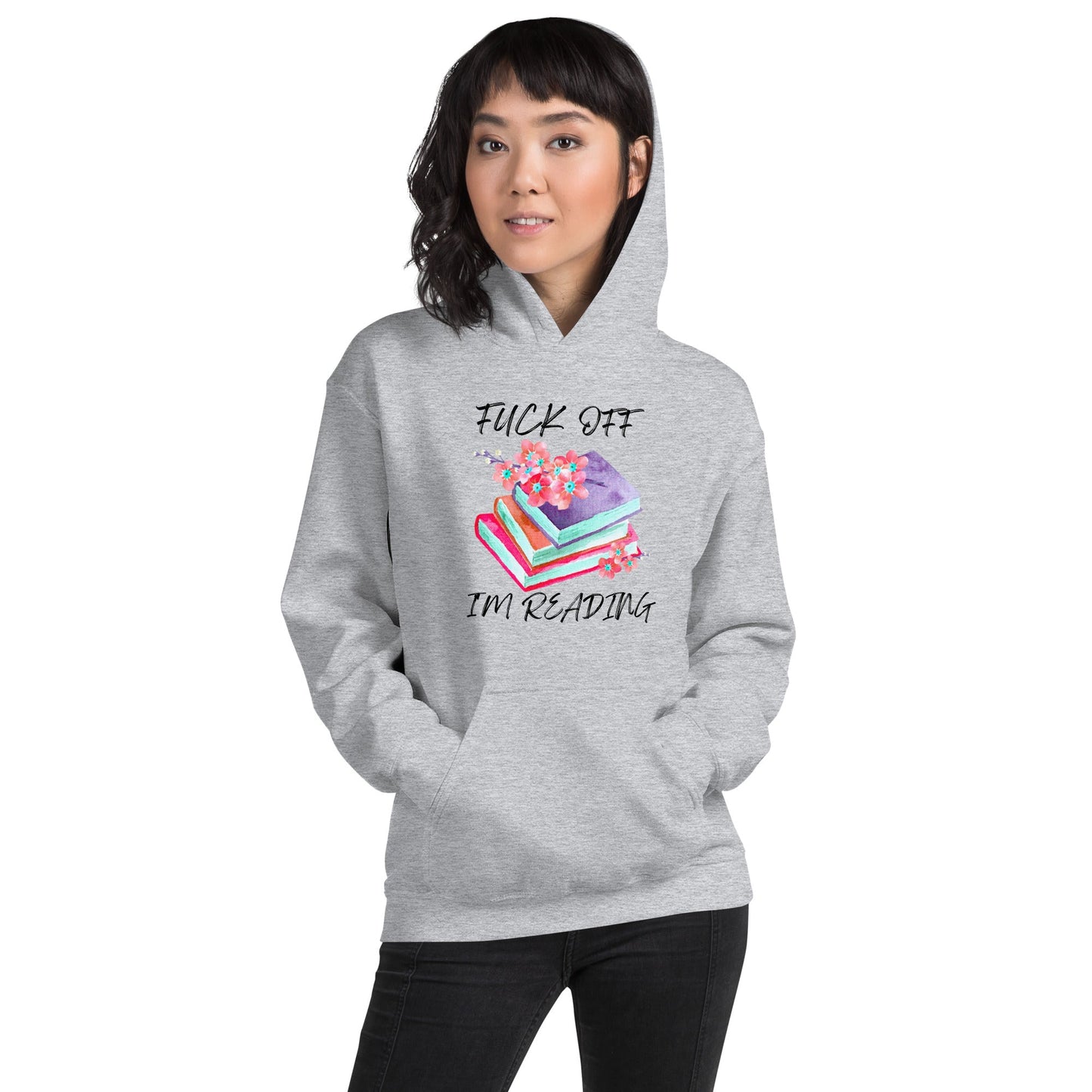 F*ck Off I'm Reading Unisex Hoodie - Kindle Crack