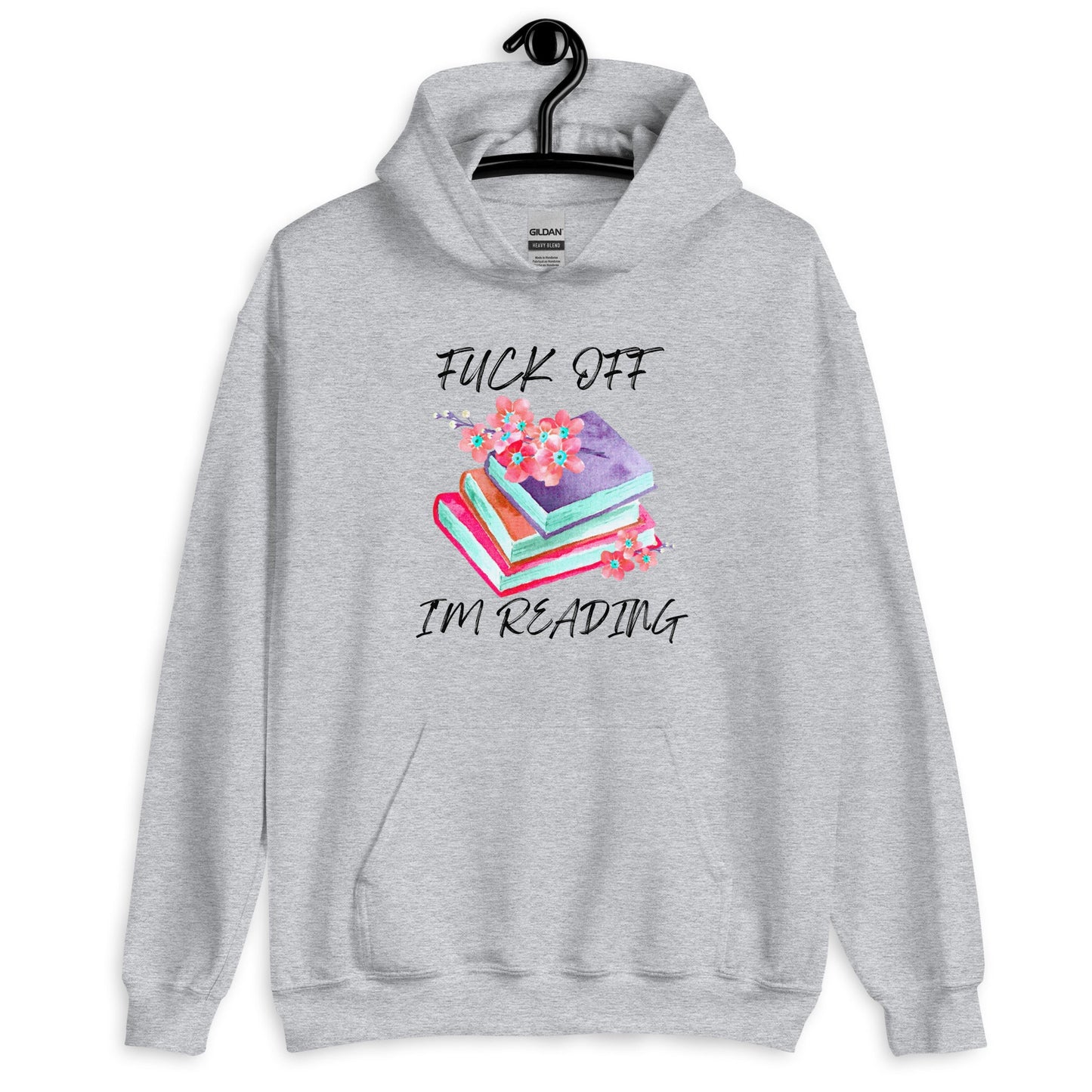 F*ck Off I'm Reading Unisex Hoodie - Kindle Crack